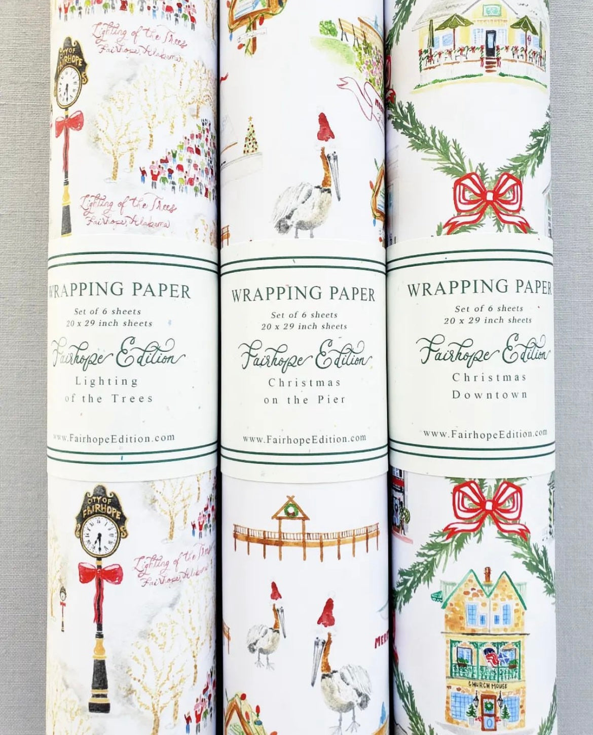 Fairhope Wrapping Paper & Notecards – Willow Gray Home