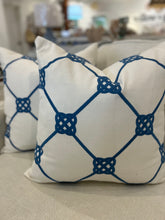 Load image into Gallery viewer, Blue Knot Pillow
