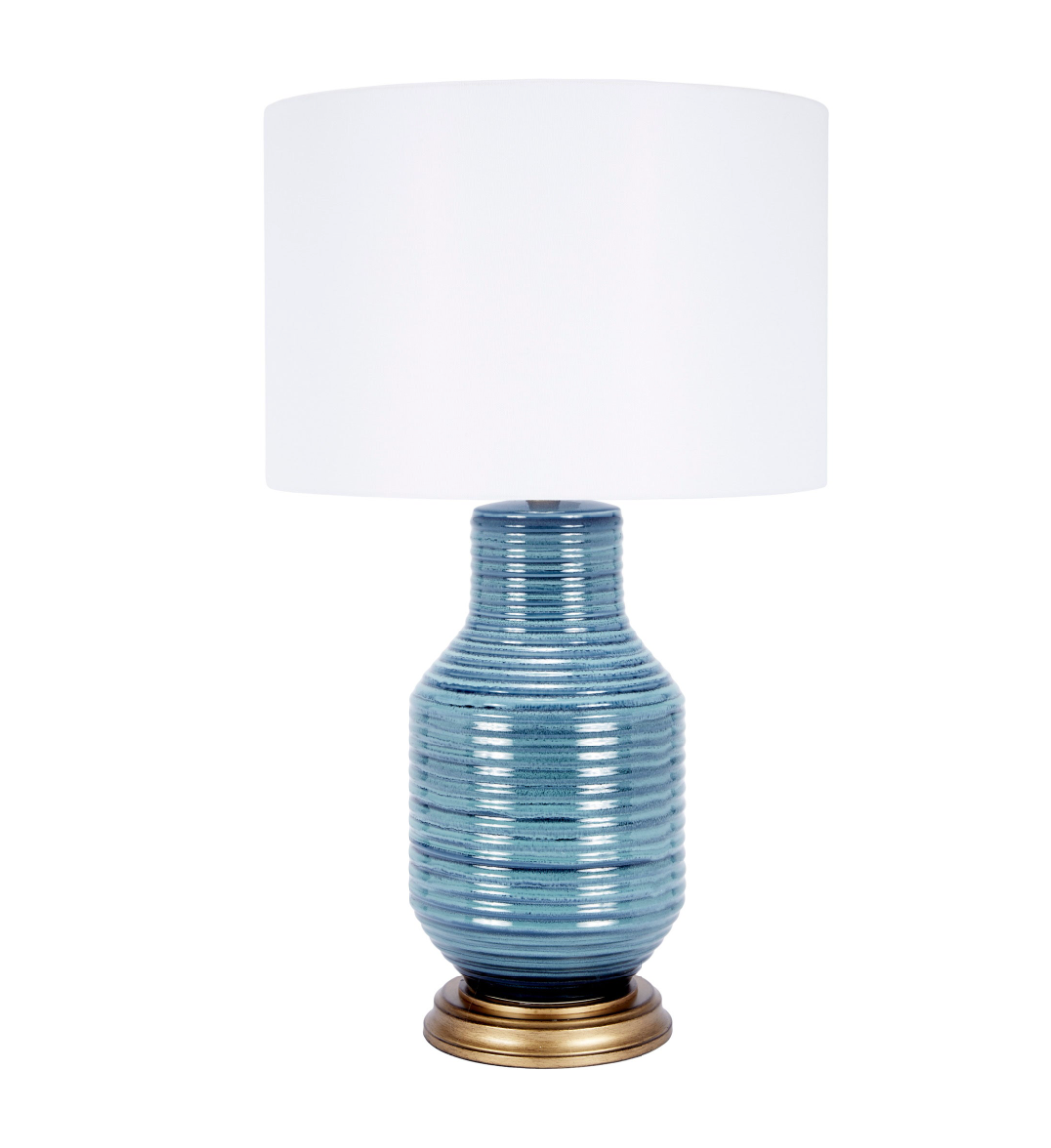 Rowan Blue Ceramic Lamp